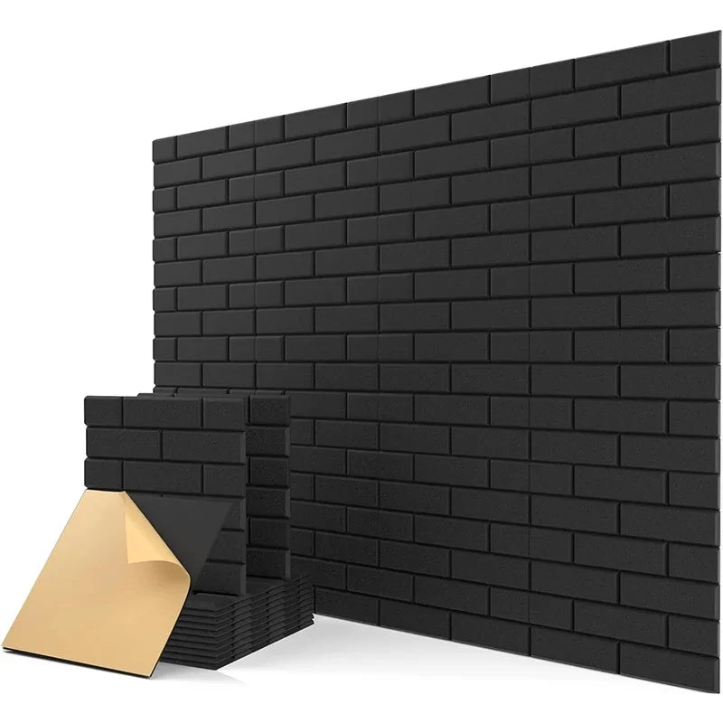 Panneaux Acoustiques Muraux 3D Auto-Adhésifs – Isolation Phonique