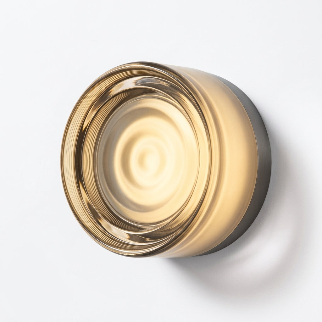 Applique murale ronde en verre – Design nordique