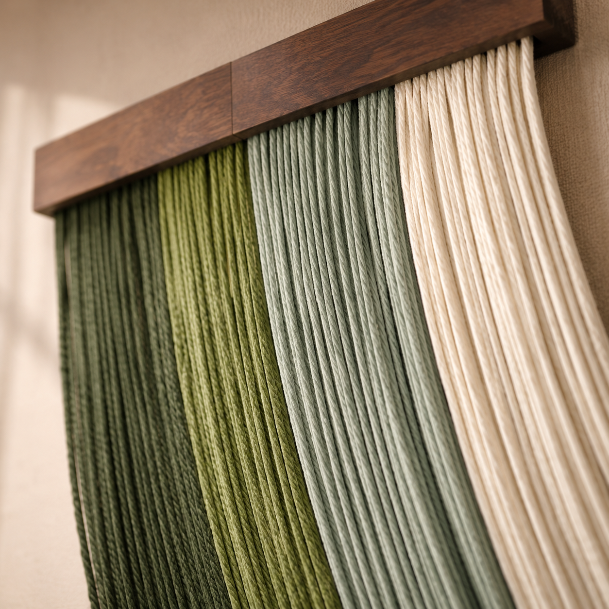 Tenture Murale Bohème Tissée Main – Décoration Fibres