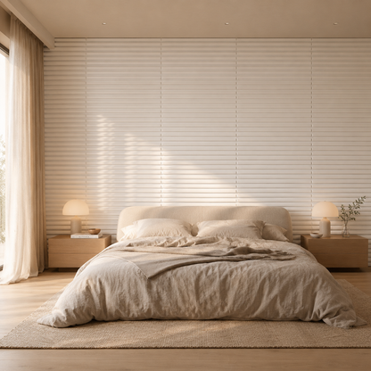 Panneaux Muraux 3D Relief Rainures – Lot de 12 Déco Design Lignes