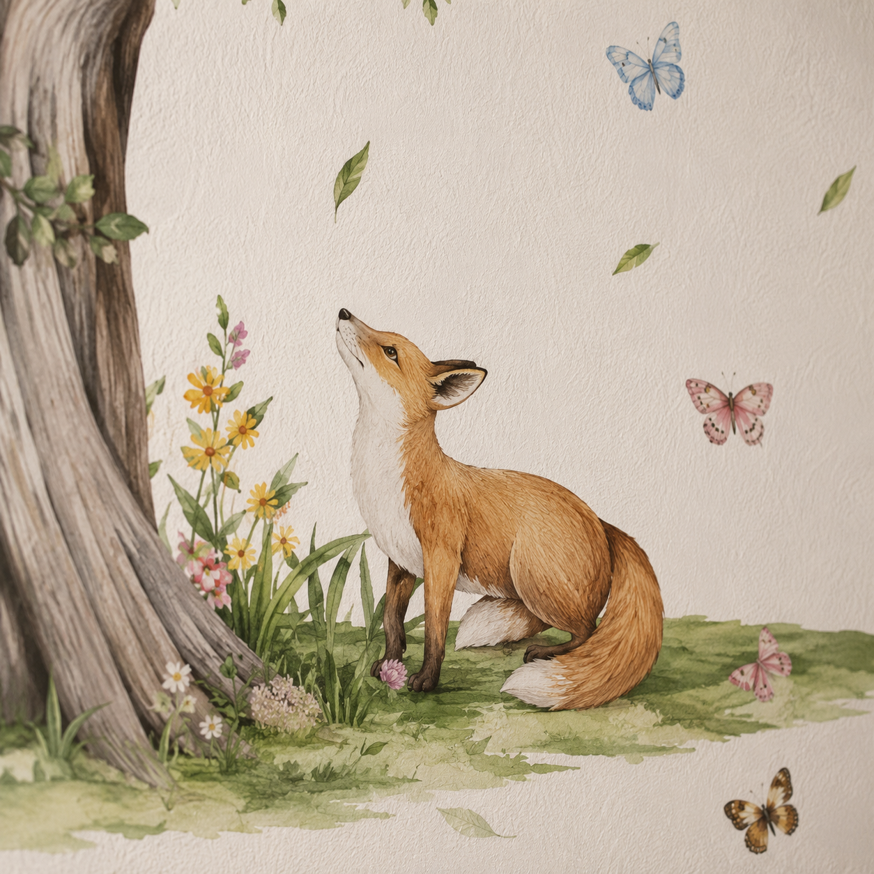 Stickers Muraux XXL Forêt Enchantée – Arbre & Animaux Chambre