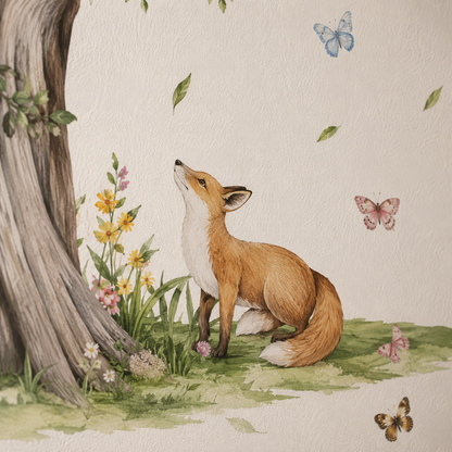 Stickers Muraux XXL Forêt Enchantée – Arbre & Animaux Chambre