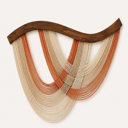 Décoration Murale Macramé Bohème – Tenture Fibres Design