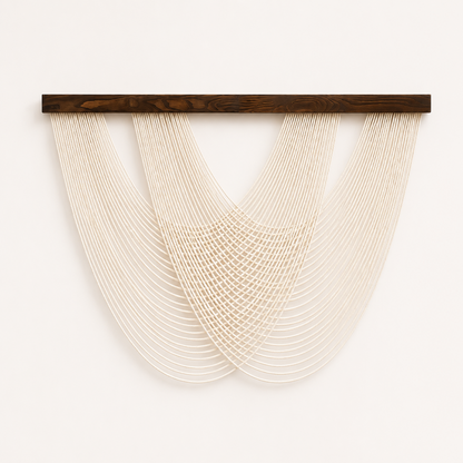 Tenture Murale Cordes Bohème – Déco Drapée Design Boho Chic
