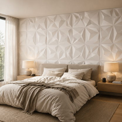 Lot de 12 Panneaux Muraux 3D Modernes 30x30 – Déco Design Relief