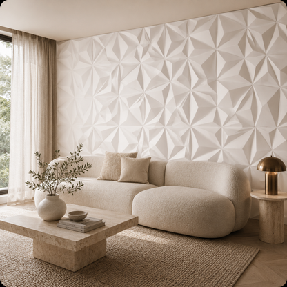Lot de 12 Panneaux Muraux 3D Modernes 30x30 – Déco Design Relief