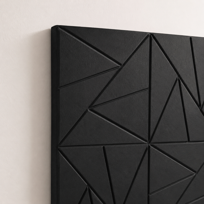 Panneaux Muraux 3D Géométriques – Lot de 12 Acoustique Adhésif