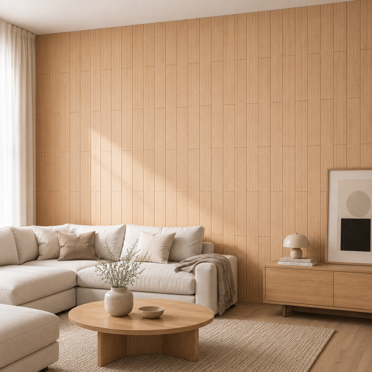 Panneaux Muraux 3D Auto-Adhésifs – Revêtement Mural Design Effet Bois