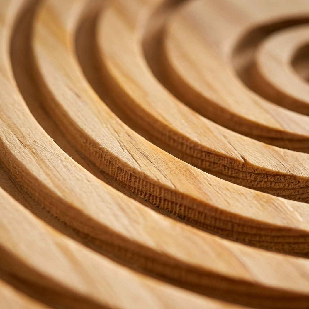 Étagère Murale Bois Spirale Coquillage – Déco Bohème Ronde Design