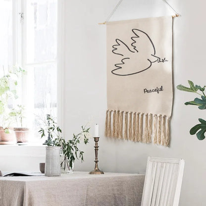 Boho Hanging Tapestry Fabric Ramadan Home Decoration Watt-hour Meter Box Cover Dormitory Hotel Wall Aesthetic Blanket Decor