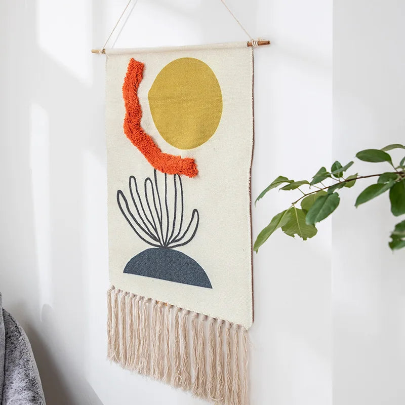 Boho Hanging Tapestry Fabric Ramadan Home Decoration Watt-hour Meter Box Cover Dormitory Hotel Wall Aesthetic Blanket Decor