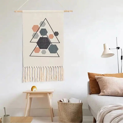 Boho Hanging Tapestry Fabric Ramadan Home Decoration Watt-hour Meter Box Cover Dormitory Hotel Wall Aesthetic Blanket Decor