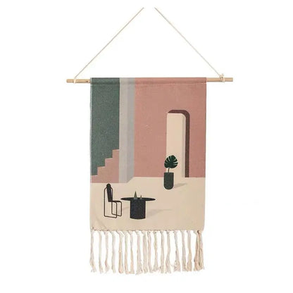 Boho Hanging Tapestry Fabric Ramadan Home Decoration Watt-hour Meter Box Cover Dormitory Hotel Wall Aesthetic Blanket Decor