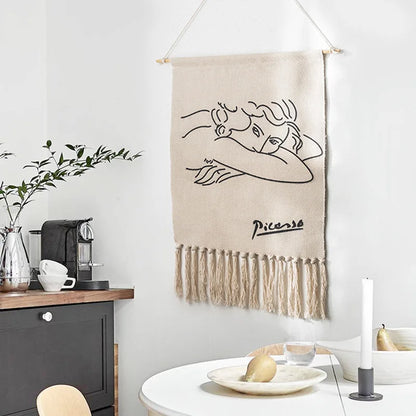 Boho Hanging Tapestry Fabric Ramadan Home Decoration Watt-hour Meter Box Cover Dormitory Hotel Wall Aesthetic Blanket Decor