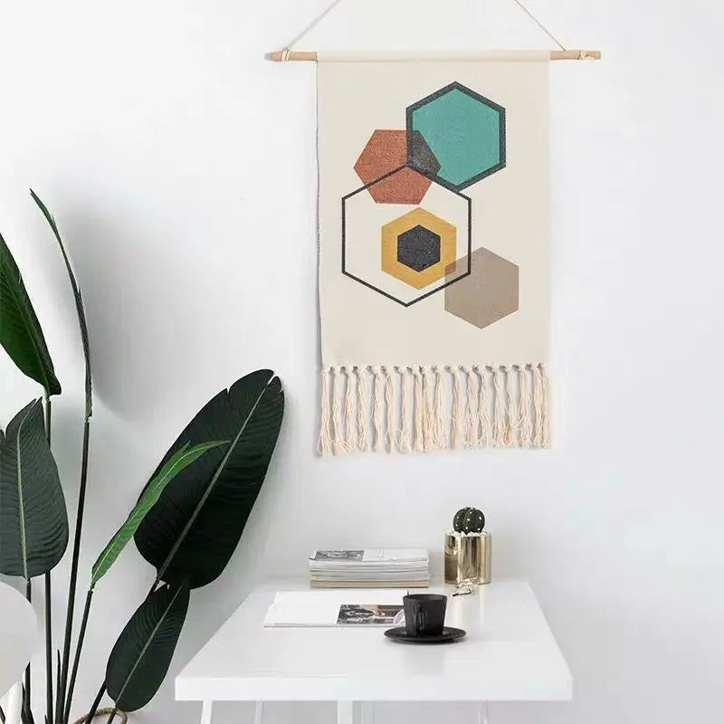 Boho Hanging Tapestry Fabric Ramadan Home Decoration Watt-hour Meter Box Cover Dormitory Hotel Wall Aesthetic Blanket Decor
