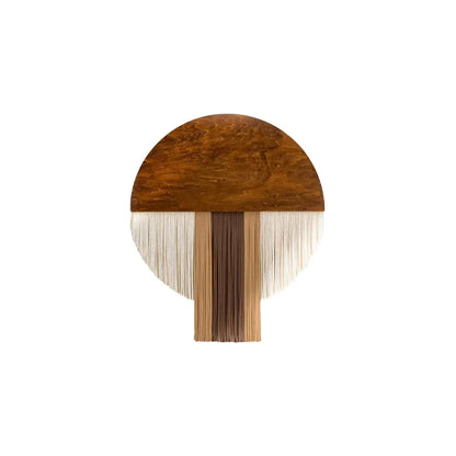 Tenture Murale Bois Fibres – Déco Bohème Demi-Cercle