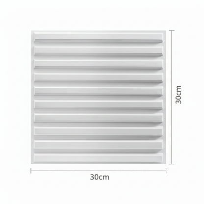 Panneaux Muraux Effet Bois 3D – Lot de 10 Lamelles Géométriques