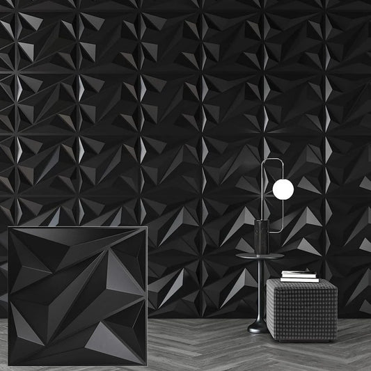 KUUJOJO 3D textured wall panel for indoor wall decoration, suitable for living room, hall, bedroom, hotel, office, send tape