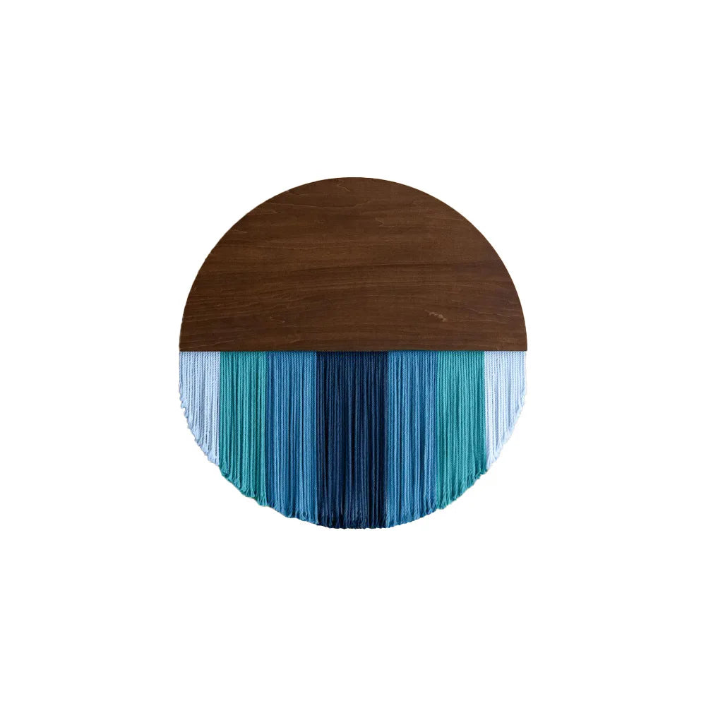 Tenture Murale Bois Fibres – Déco Bohème Demi-Cercle