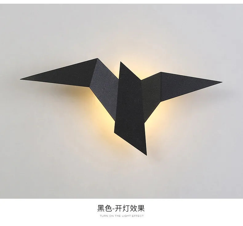Applique murale LED Oiseau – Design nordique moderne