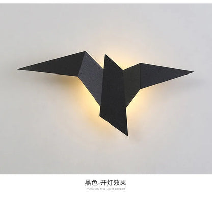Applique murale LED Oiseau – Design nordique moderne