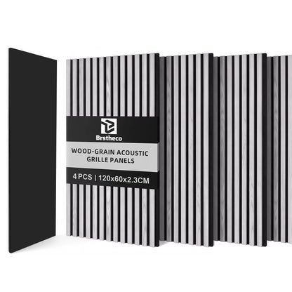 Panneaux Muraux Acoustiques Bois – Lot 2/4 Lattes 120x60 cm en Noyer