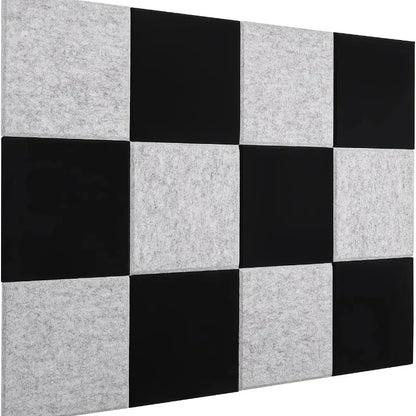 Acoustic Felt Wall Panels Removable Adhesive Tiles for Noise Reduction and Sound Absorption for Office School Home Photo Walls