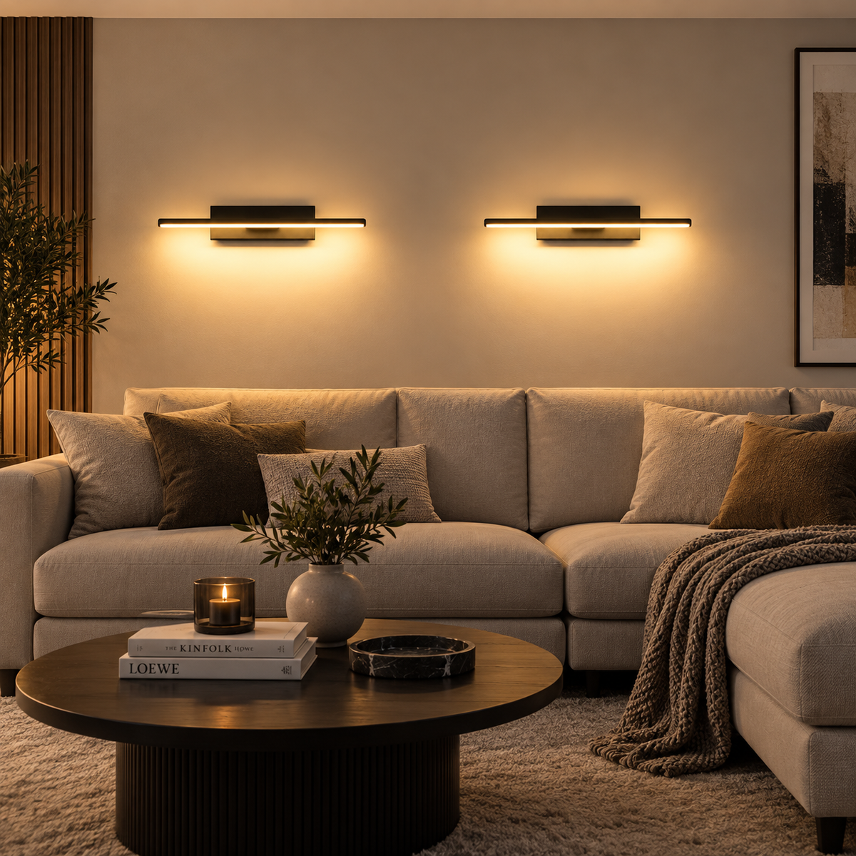 Applique murale LED orientable 330° – Design moderne