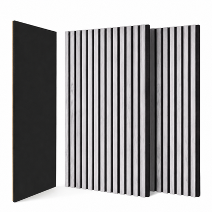Panneaux Muraux Acoustiques Bois – Lot 2/4 Lattes 120x60 cm en Noyer