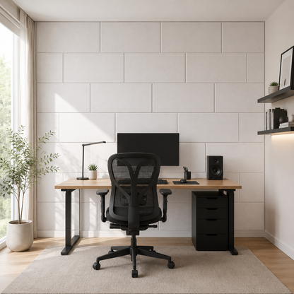 Panneaux Muraux Acoustiques Design – Lot de 16 Revêtement Adhésif