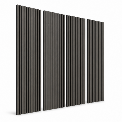 Panneaux Muraux Acoustiques Bois – Lot de 4 Lattes Déco en Chêne