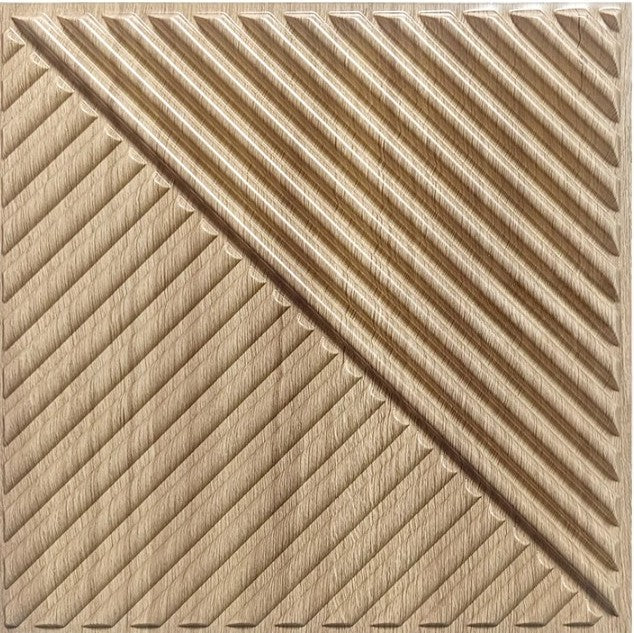 Panneau Mural 3D Effet Bois Diamant – Lot de 10 Déco Chevrons