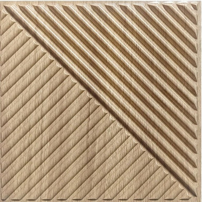 Panneau Mural 3D Effet Bois Diamant – Lot de 10 Déco Chevrons