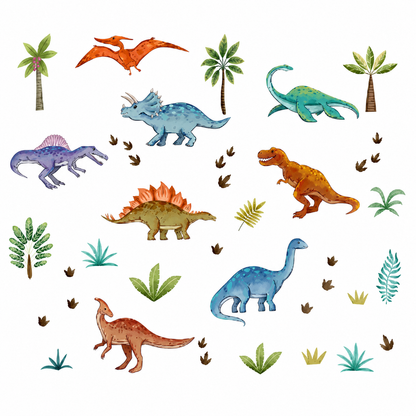 Stickers Muraux Dinosaures Phosphorescents – Lumineux la Nuit