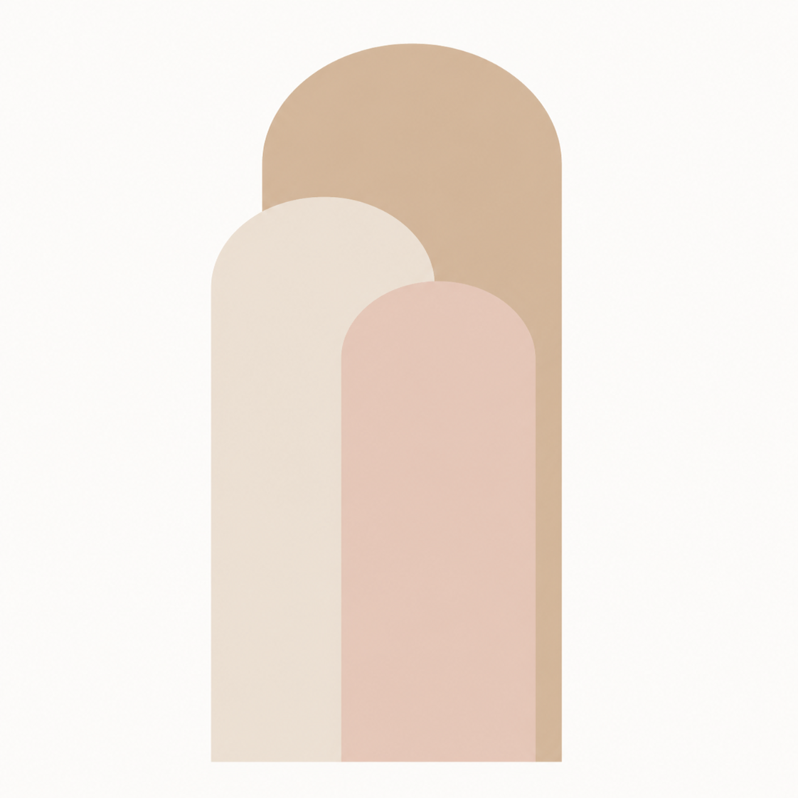 Sticker Mural Arches Nude – Tête de Lit Bohème Beige & Blush