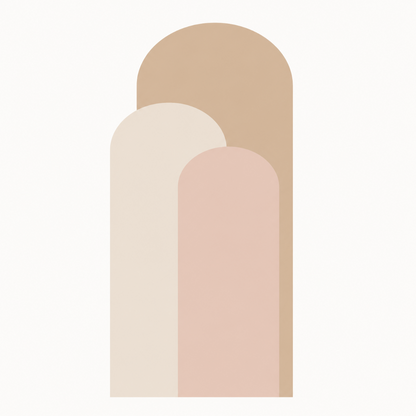 Sticker Mural Arches Nude – Tête de Lit Bohème Beige & Blush