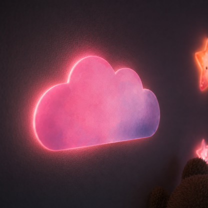 Stickers Nuages & Étoiles Phosphorescents  – Lumineux la Nuit